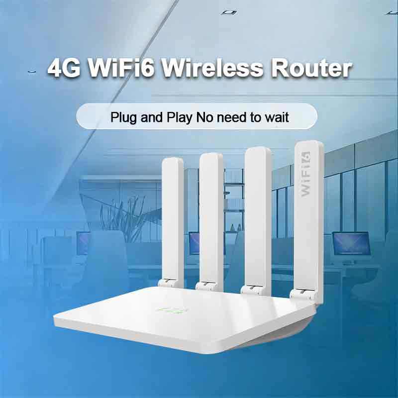 Latest Router WiFi 4G Wireless LTE B41 Ethernet Cable 4G Network Large Capacity Memory Durable High 
