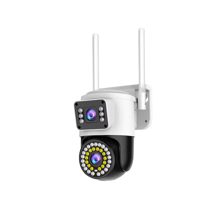 5G Dual-band WIFI Camera Security HD Outdoor Wireless Network Dual-lens Dual-screen 3MP+3MP Monitor