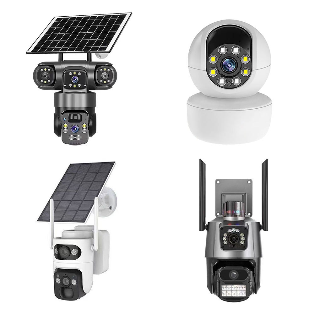 5G Dual-band WIFI Camera Security HD Outdoor Wireless Network Dual-lens Dual-screen 3MP+3MP Monitor