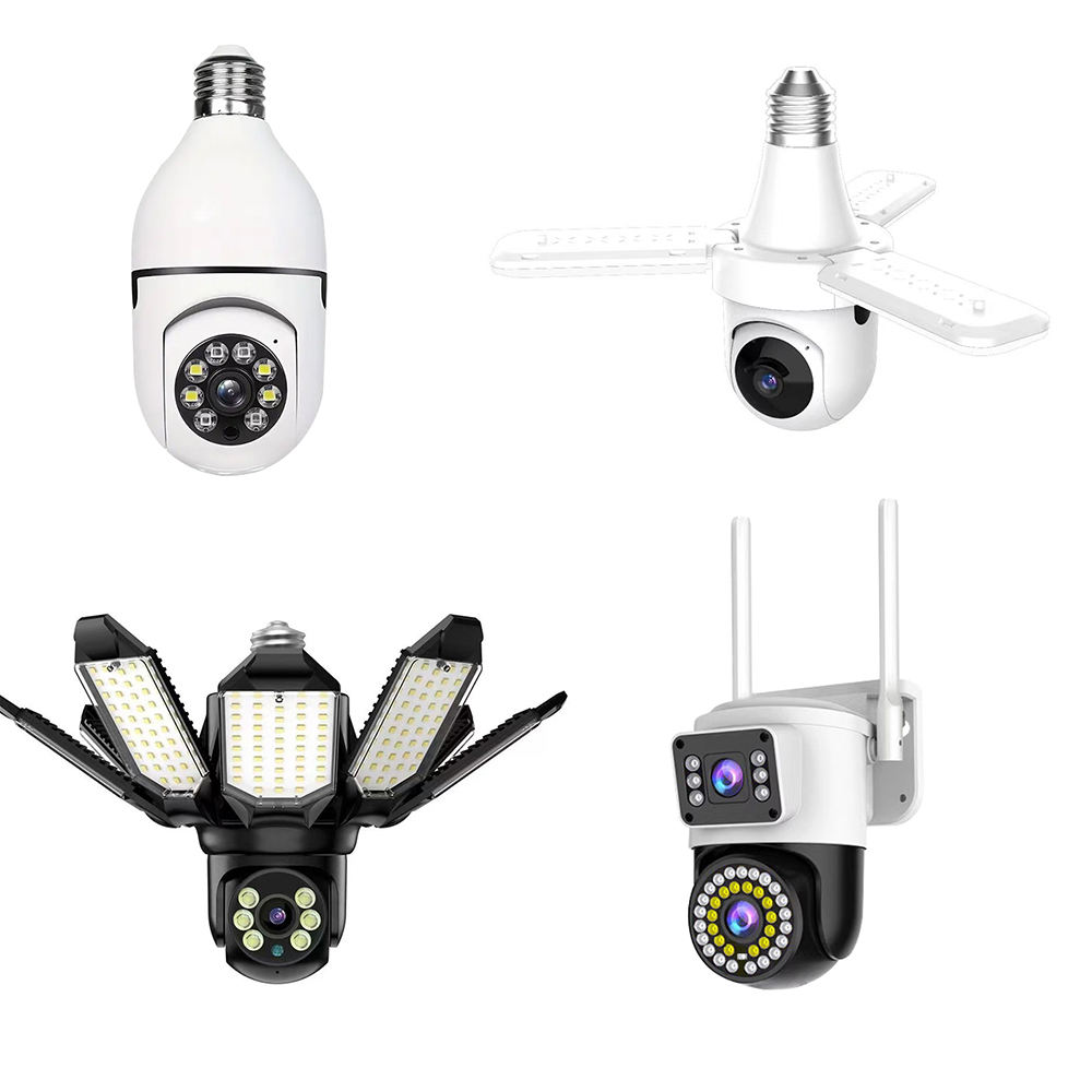 5G Dual-band WIFI Camera Security HD Outdoor Wireless Network Dual-lens Dual-screen 3MP+3MP Monitor